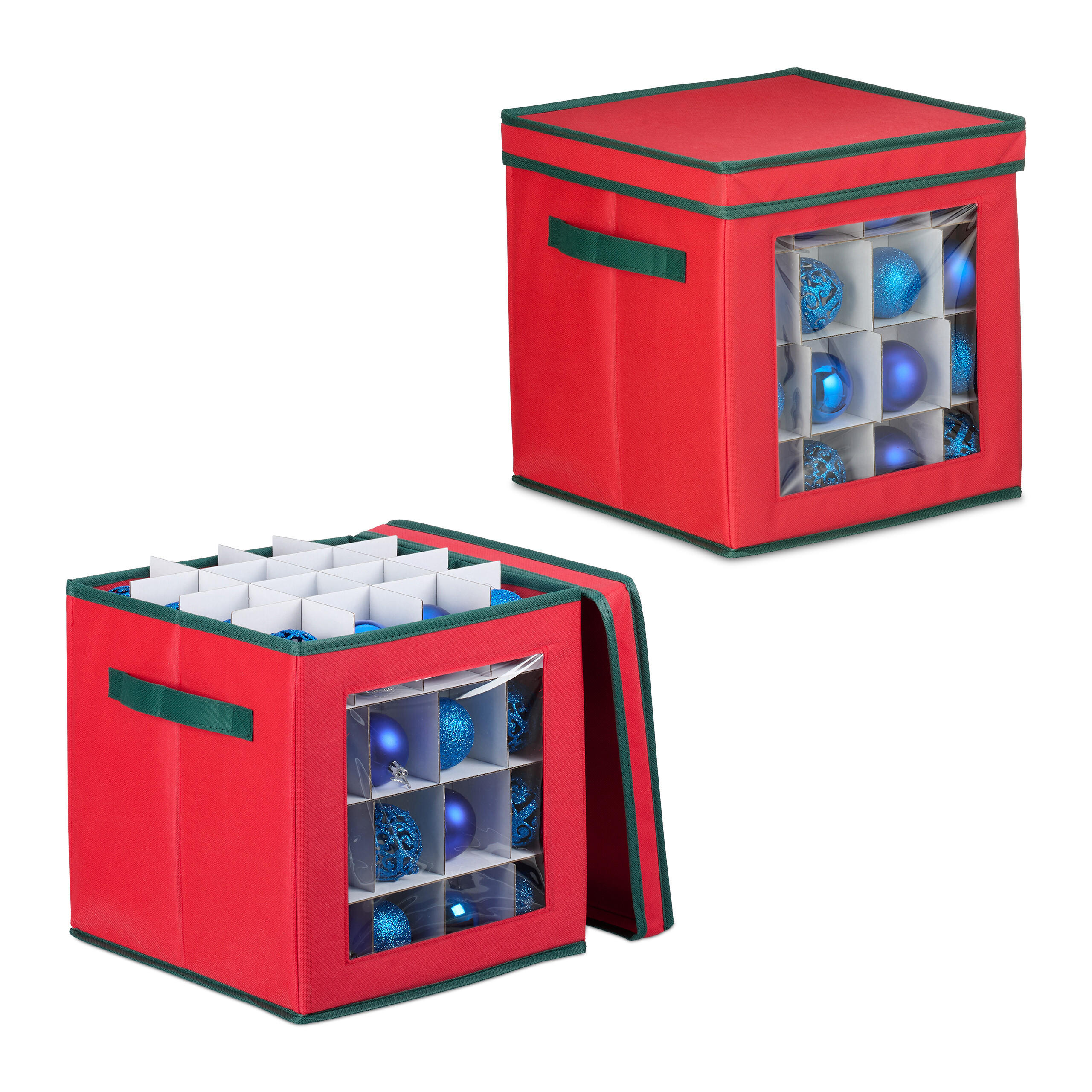 CUTIE Roșu Verde set-2 pentru globuri de Crăciun