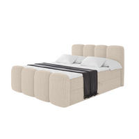 BOXBETT mit Matratze H4 und Lattenrost - NINA-Z - 120x200 cm Aragon - Beige - Beige, Holzwerkstoff (120/200cm)