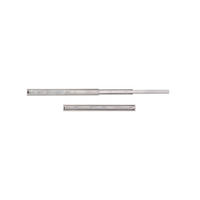 KORPUSSCHIENEEN Kugelgelagerter für Schubladen mit Vollauszug, Höhe 45mm, Länge 500mm, Stahl, Verzinkt - Zinkfarben, Metall (5.5/3/50cm) - EMUCA