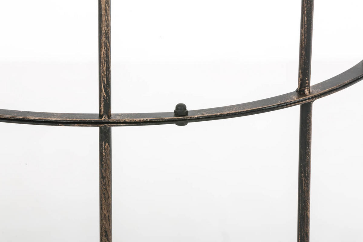 RANKGITTER Knut 52,5x23x200cm Metall Bronze Rankhilfe - Bronzefarben, Metall (52.5/200/23cm) - DELUKE