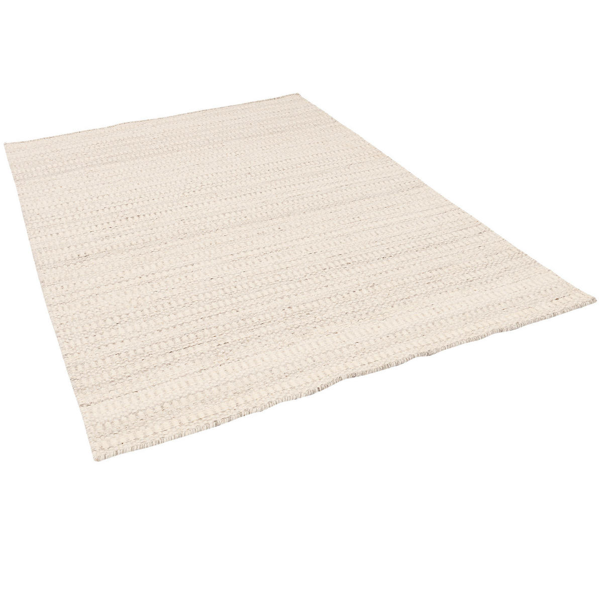 NATUR TEPPICH WOLLE SKANDI MELIERT - Creme, Textil (120/180cm) - Pergamon