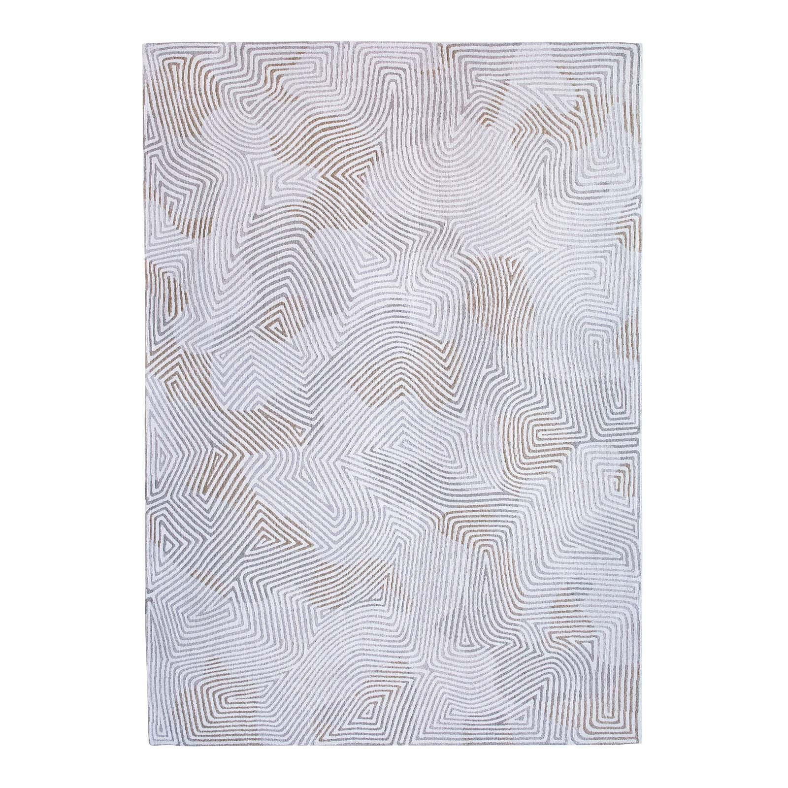 TEPPICH Oyster White Meditation 170/240 cm - Grau, Textil (170/240cm) - Louis De Poortere