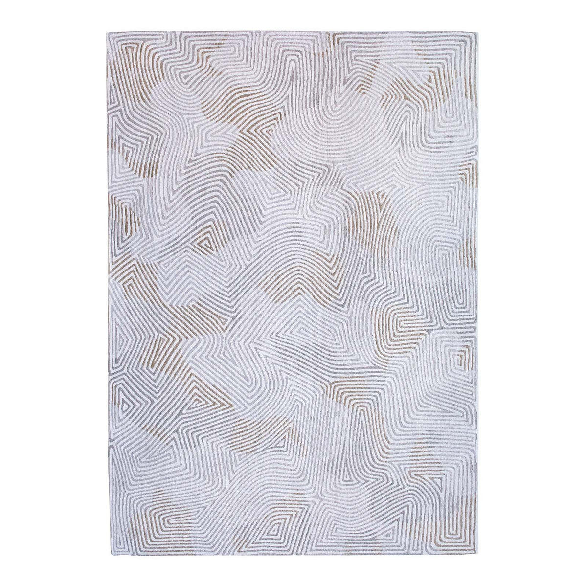 TEPPICH Oyster White Meditation 170/240 cm - Grau, Textil (170/240cm) - Louis De Poortere