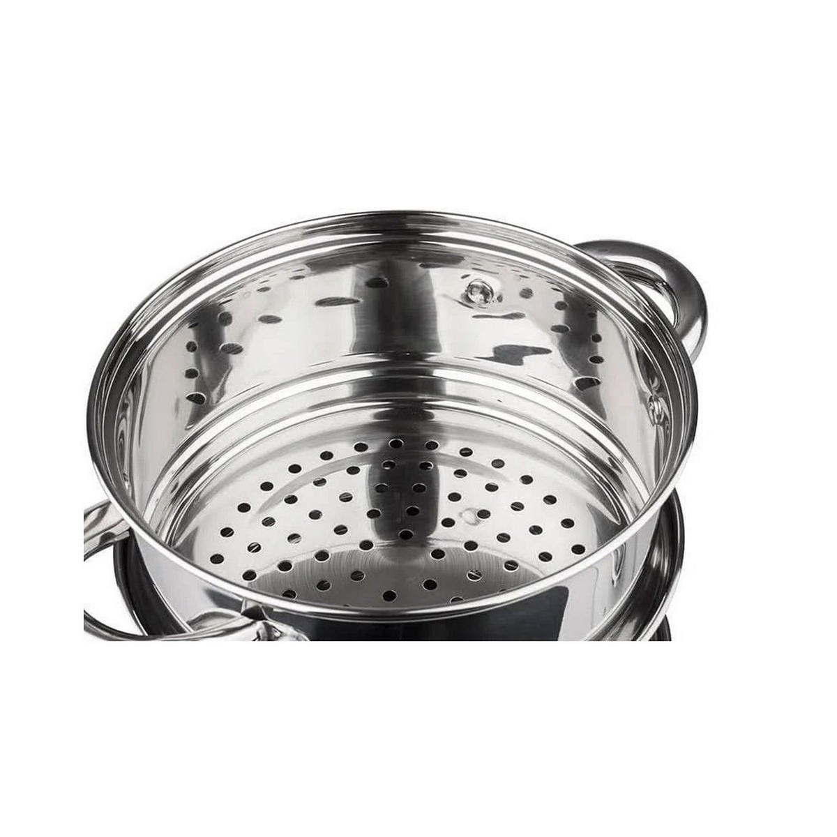 TOPF Silber 22/22/10 cm KH3329 - Silberfarben, Metall (22cm) - Kinghoff 