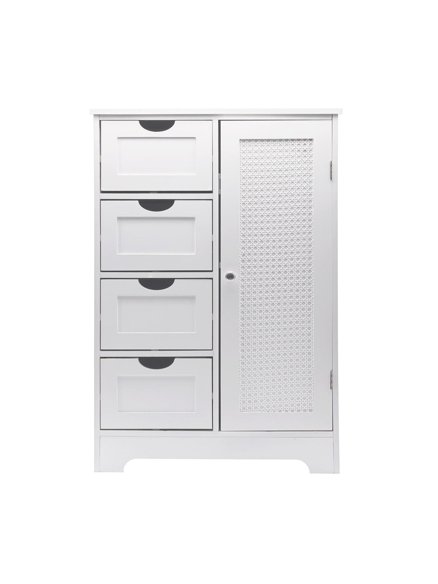 Kadima Design Badschrank Weiß 55x80x30 cm