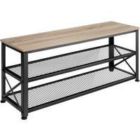 SCHUHREGAL Blackpool,101 x 30,5 x 45,5 cm,Industrial Holz hell, Eiche Sonoma - Naturfarben, Holz (30.5/45.5/101cm) - tectake