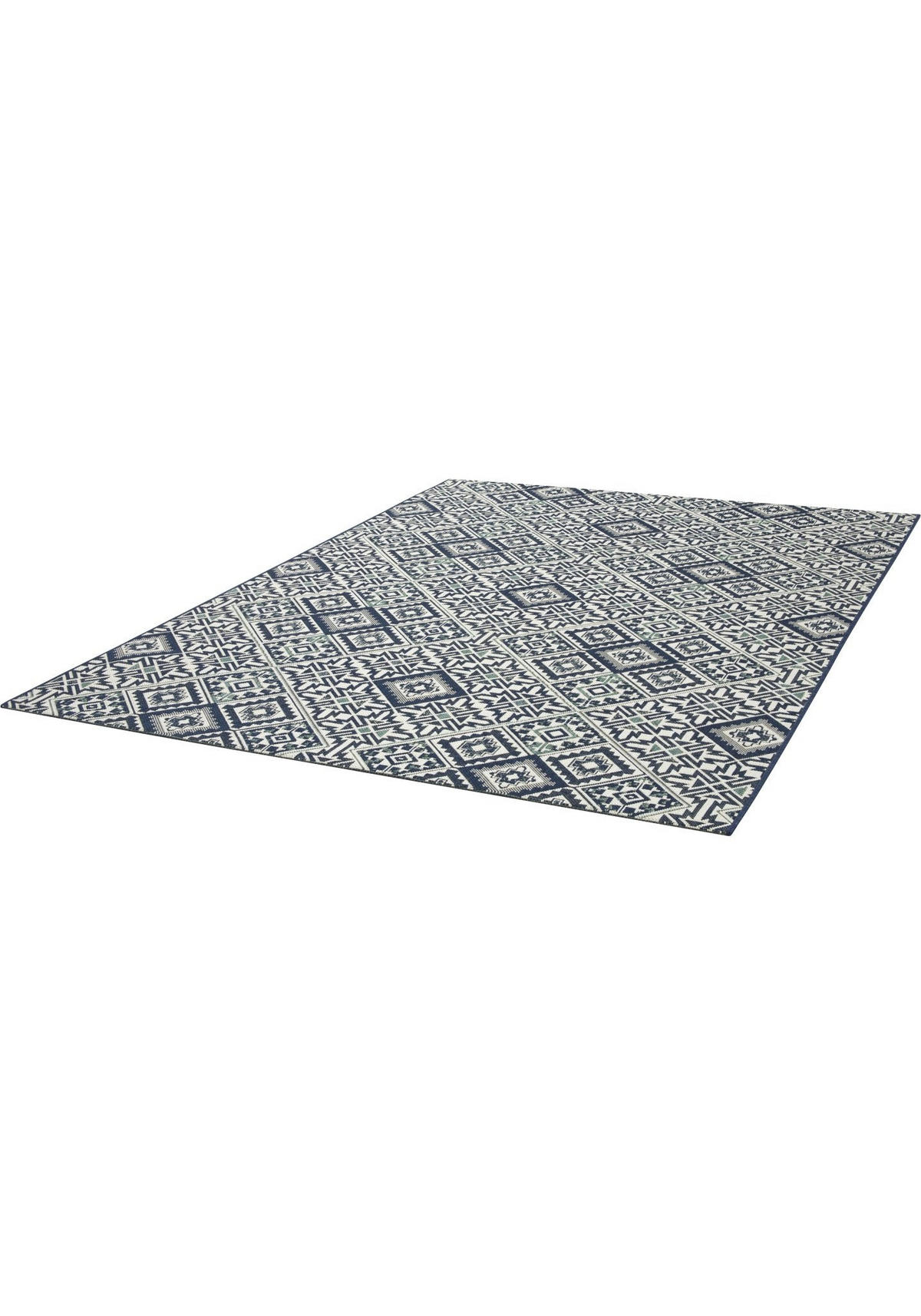 TEPPICH für Innen und Außen blau - Blau, Textil (120/170cm) - AFK Living