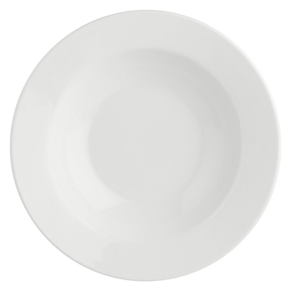 TELLER Weiß 23/23/2 cm P00420002FZ - Weiß, Keramik (23cm) - La Porcellana Bianca 