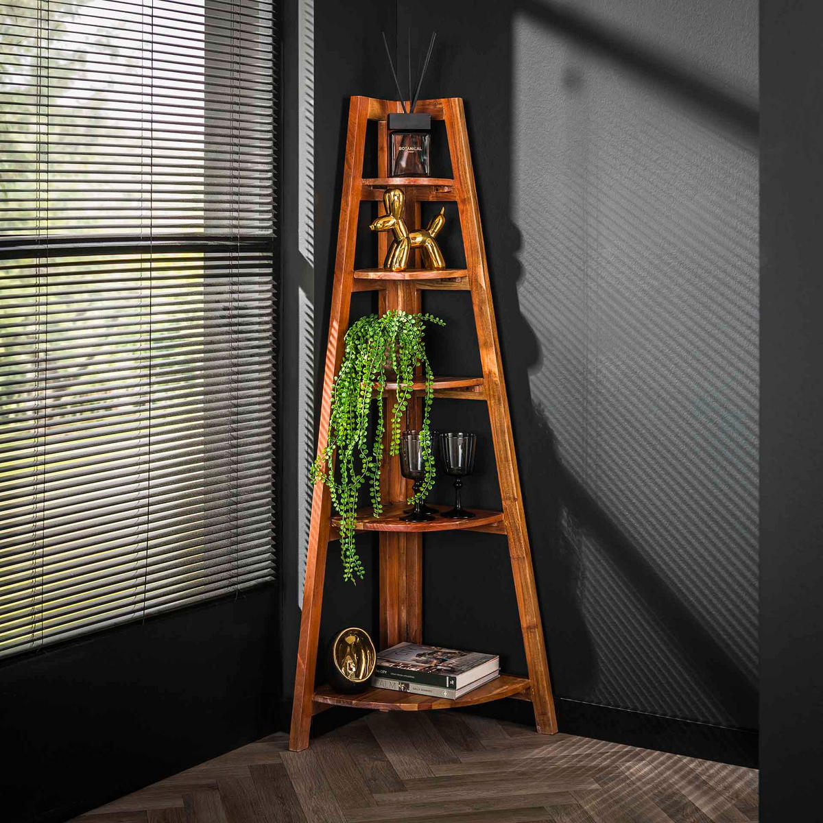 ECKREGAL Rean Braun 44/64/148 cm - Braun, Holz (64/148/44cm) - Hoyz Collection
