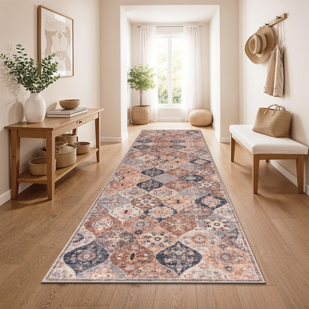 KURZFLORTEPPICH 80/300 cm Semer 421 - Beige, Textil (80/300cm) - Paco Home