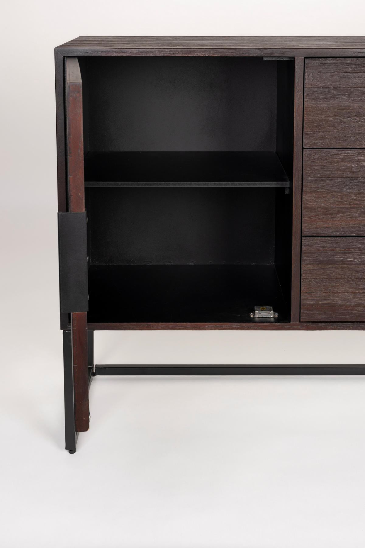 BEISTELLTISCH Webster - Braun - 35/135/82 cm - Braun, Holz (35/135/82cm)