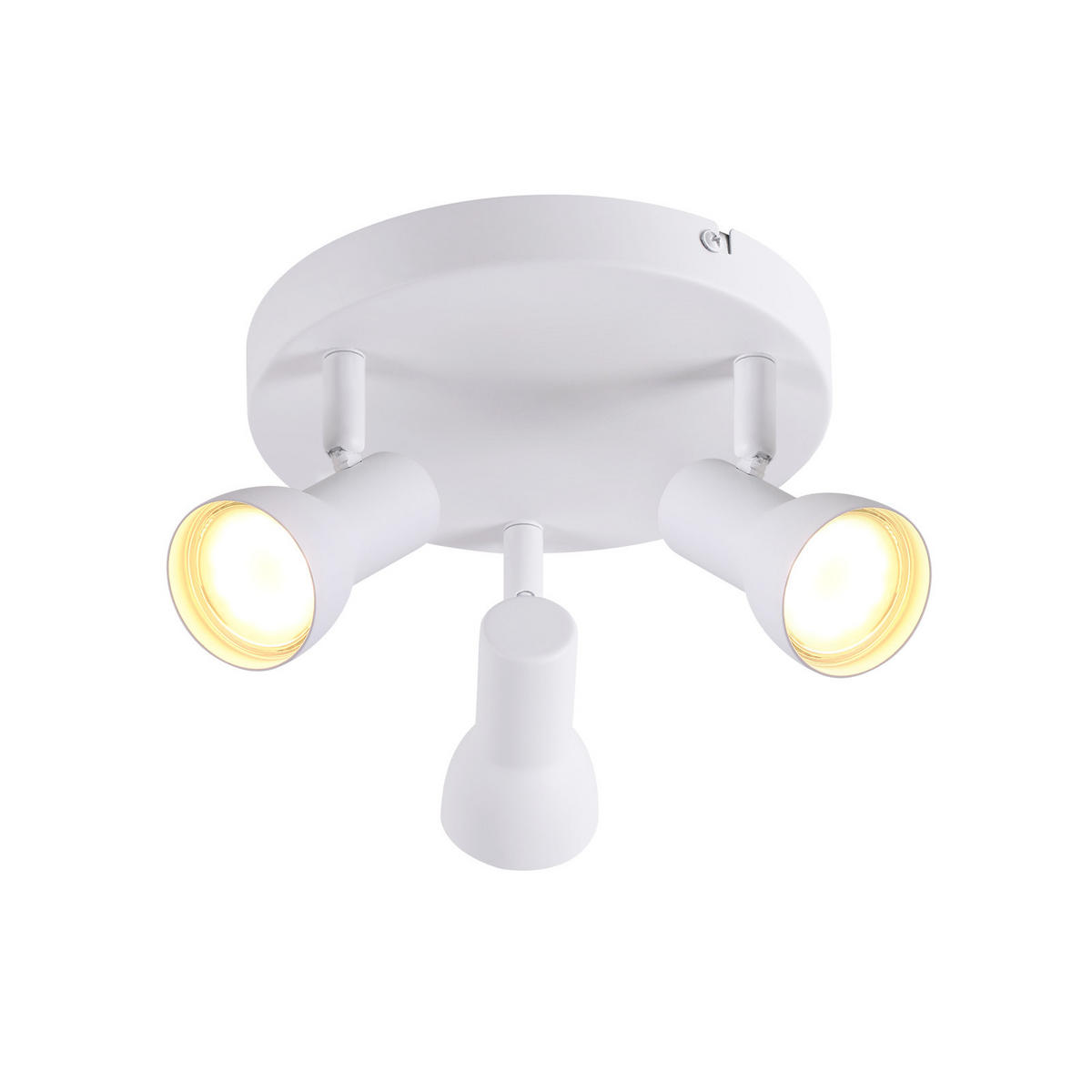 STRAHLER 3 Flammig-GU10 19*13.5*19 - Weiß, Metall (19/19/13.5cm) - ZMH