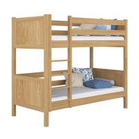 ETAGENBETT N02 Eiche Natur 120/200 - Eiche Artisan, Naturmaterialien/Holz (120/200cm) - N-Wood