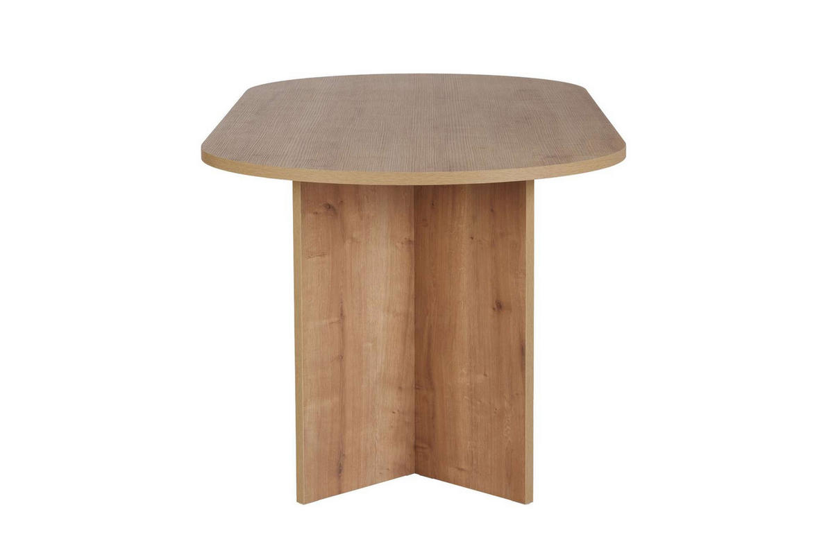 ESSTISCH Sabella Eiche - Braun, Holz (90/200/75cm) - Habitat Garten