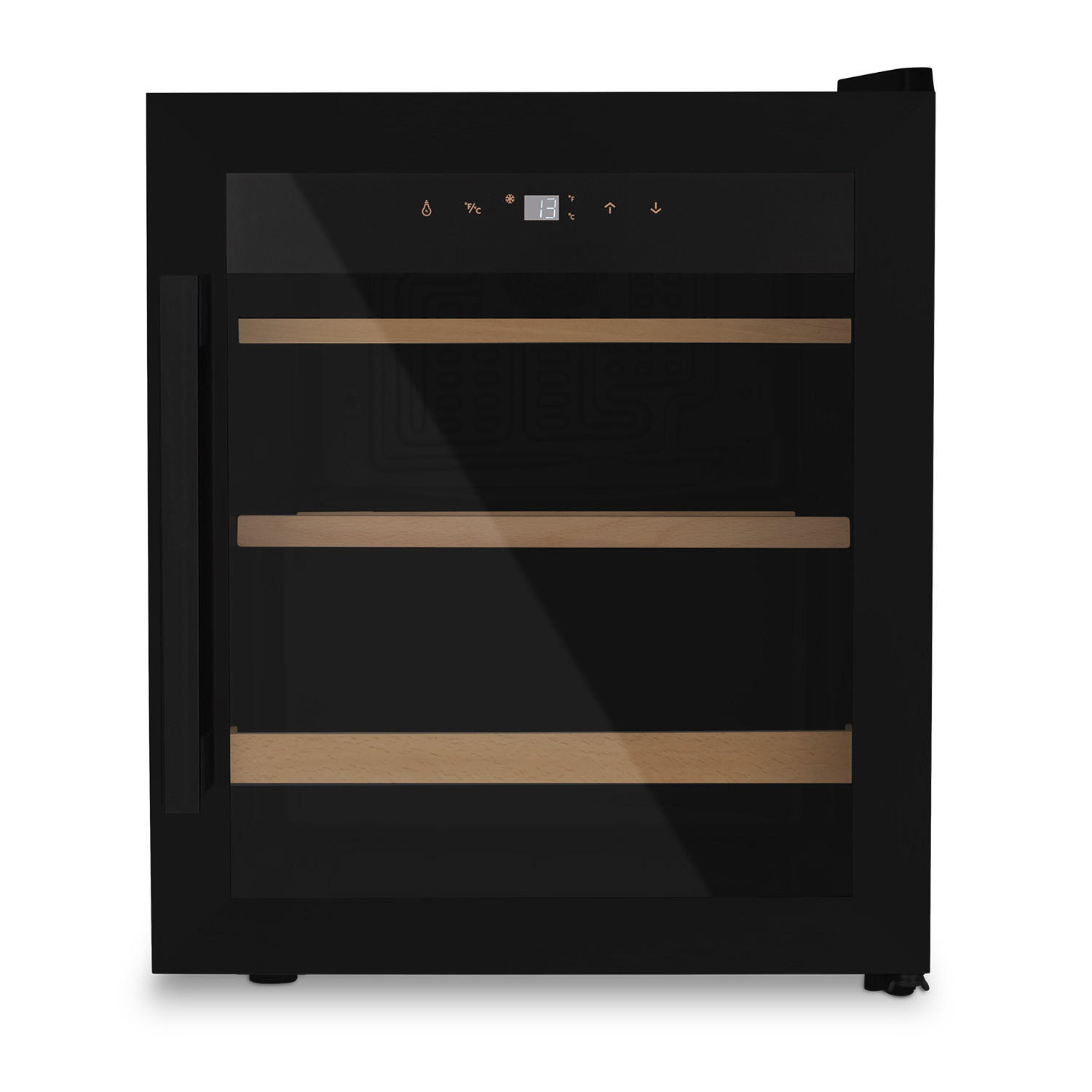 Les Petits Champs Weinkühlschrank Schwarz 43x51.7x47.3 cm