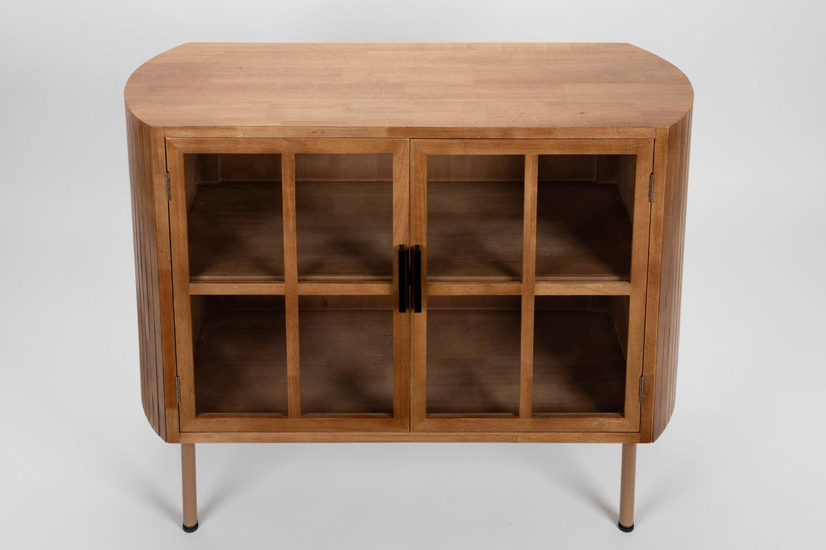 BEISTELLTISCH Yaz - Braun - 38/100/80 cm - Braun, Holz (38/100/80cm)