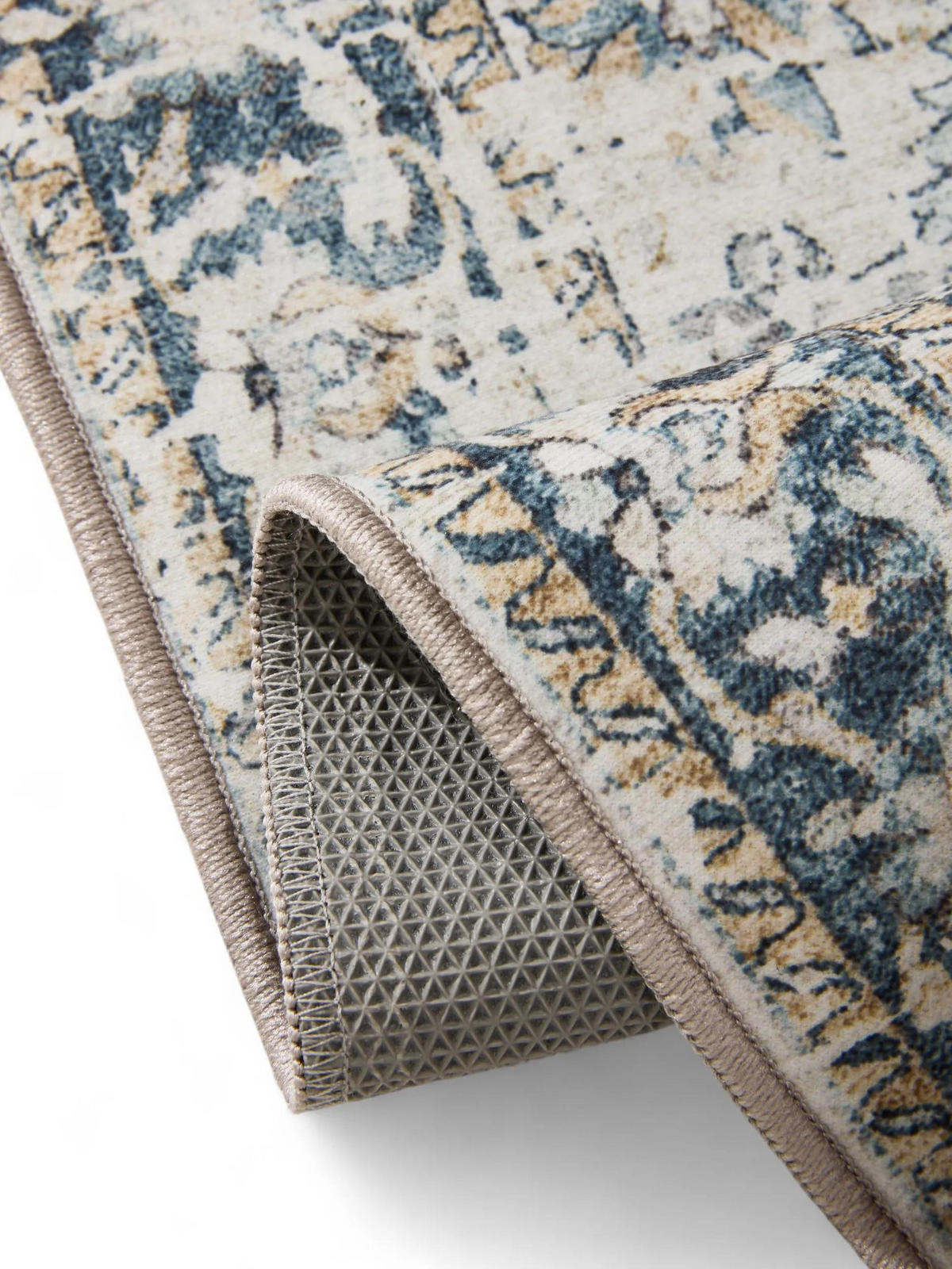 PRATELNÝ koberec George Modrá 120x170 cm - modrá, plast/umělá hmota (120/170cm) - benuta