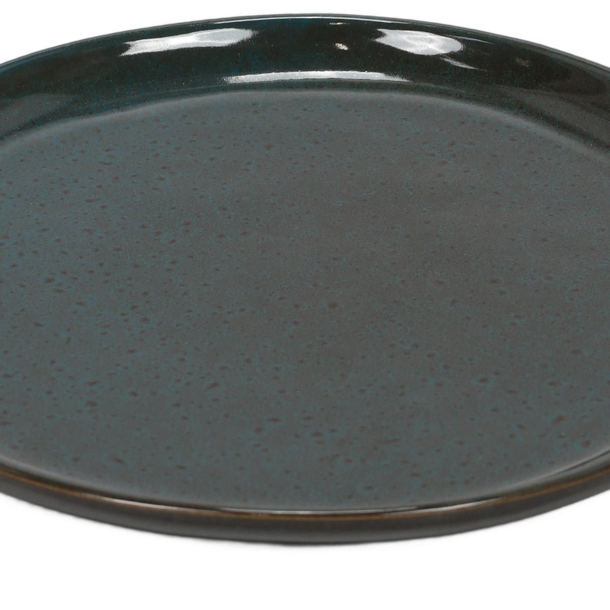 DESSERTTELLER Jade Schwarz 20,8/20,8/1,9 cm - Schwarz, Keramik (21cm) - Secret de Gourmet