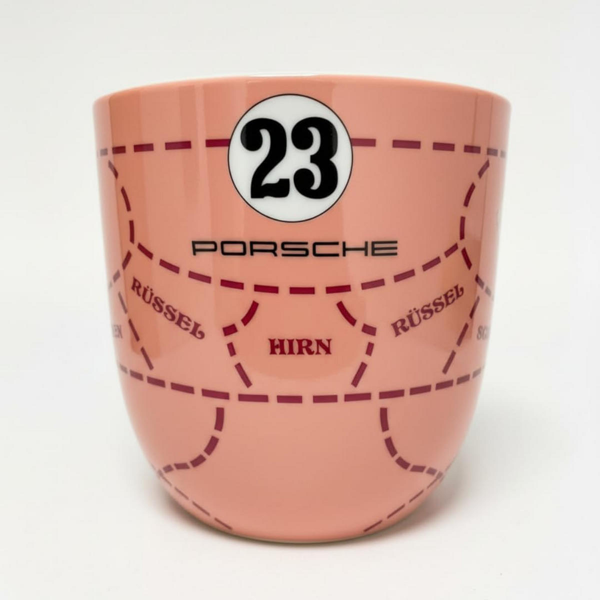 KAFFEETASSE 917 Sau Rosa Porzellan 500ml - Rosa, Keramik (0.5L) - Porsche
