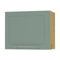 KLAPPHÄNGESCHRANK Kvantum W8/60 Mint Matt / Eiche Artisan Matt 60 / 32,5 / 50cm - Eiche Artisan/Mintgrün, Holz/Holzwerkstoff (60/50/32.5cm) - Feldmann-Wohnen