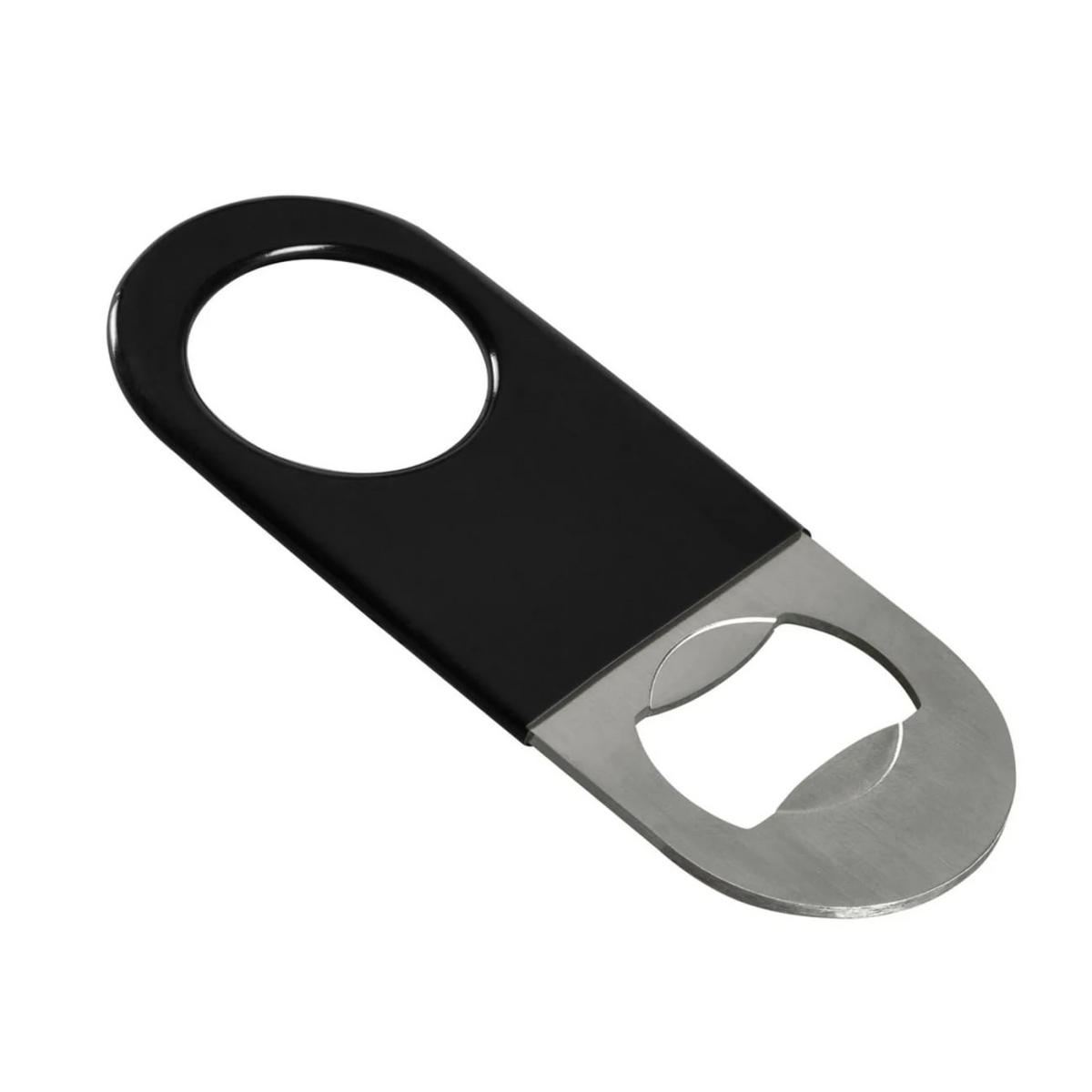 FLASCHENÖFFNER SPEED OPENER MINI, Vinyl, Schwarz - Schwarz, Metall (0.4cm) - ich-zapfe