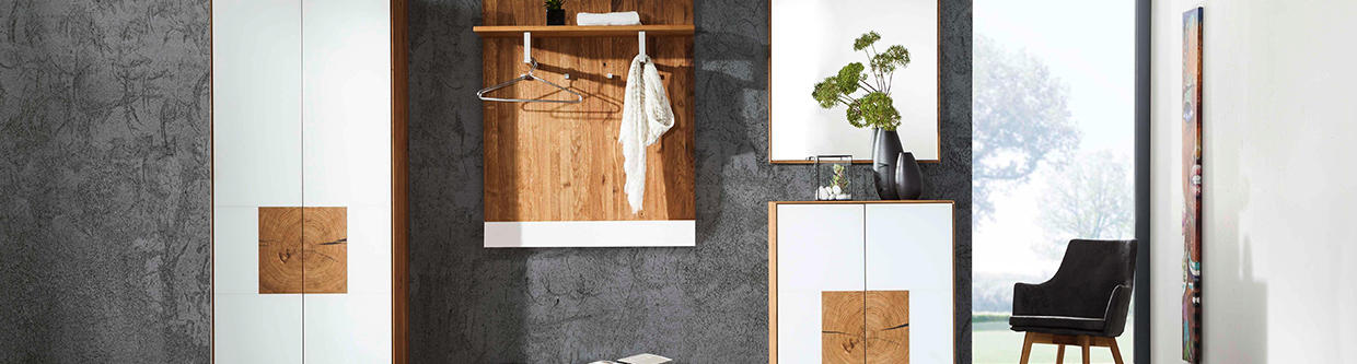 Linea Natura Garderobe wei� holz