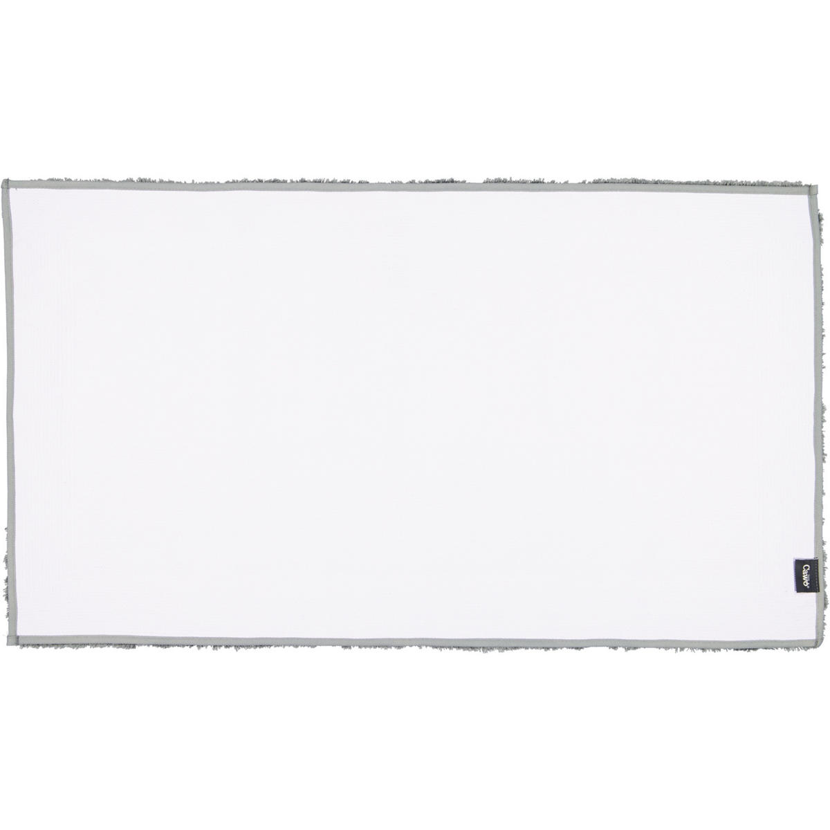 BADTEPPICHE LUXURY HOME TWO-TONE 590 SCHIEFER - 77 - Grau, Textil (70/120cm) - Cawö