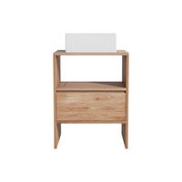 EINZELWASCHTISCH - 60 cm x 50 cm - Holz, Platte - Naturfarben Hell - CAVIZO - Naturfarben, Holz (60/78/50cm) - Vente-Unique