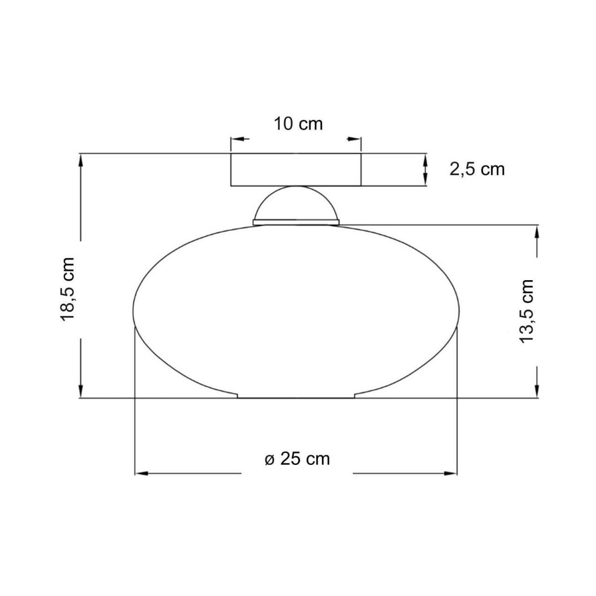 WANDLEUCHTE Ambrine, Messing und Weiß, 25cm - Weiß, Glas (25/25/18.5cm) - KOSILUM