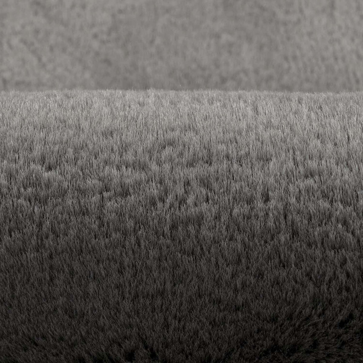 HOCHFLOR-TEPPICH Cosy 500 Grau 60x90 cm - Grau, Kunststoff/Textil (60/90cm) - carpet city