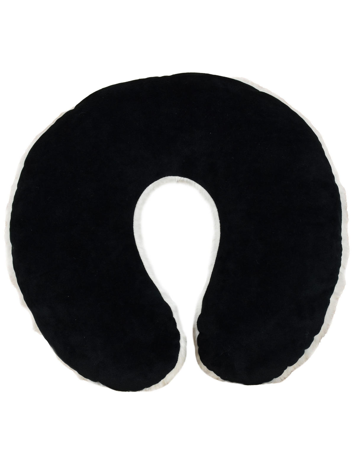 NACKENKISSEN schwarz/weiß 36 x 34 cm - Multicolor, Textil (36/34cm) - United Labels