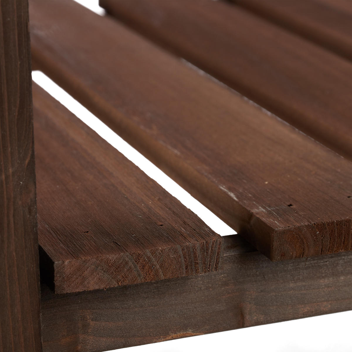 HOCHBEET - Dunkelbraun, Holz (88/80/43.5cm) - Relaxdays