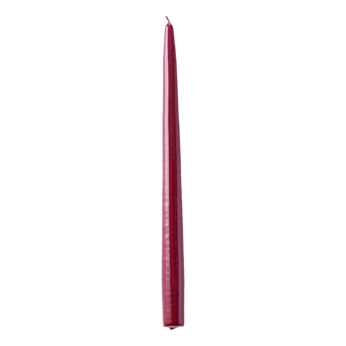 KERZE (12er-Set) Twin Flame konische Zwillingskerzen - Rot, Paraffin (4/31/2cm) - Butlers