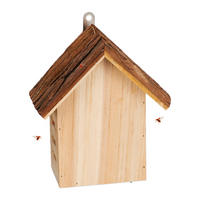 MARIENKÄFERHAUS - Hellbraun, Holz (19/22.5/12.5cm) - Relaxdays
