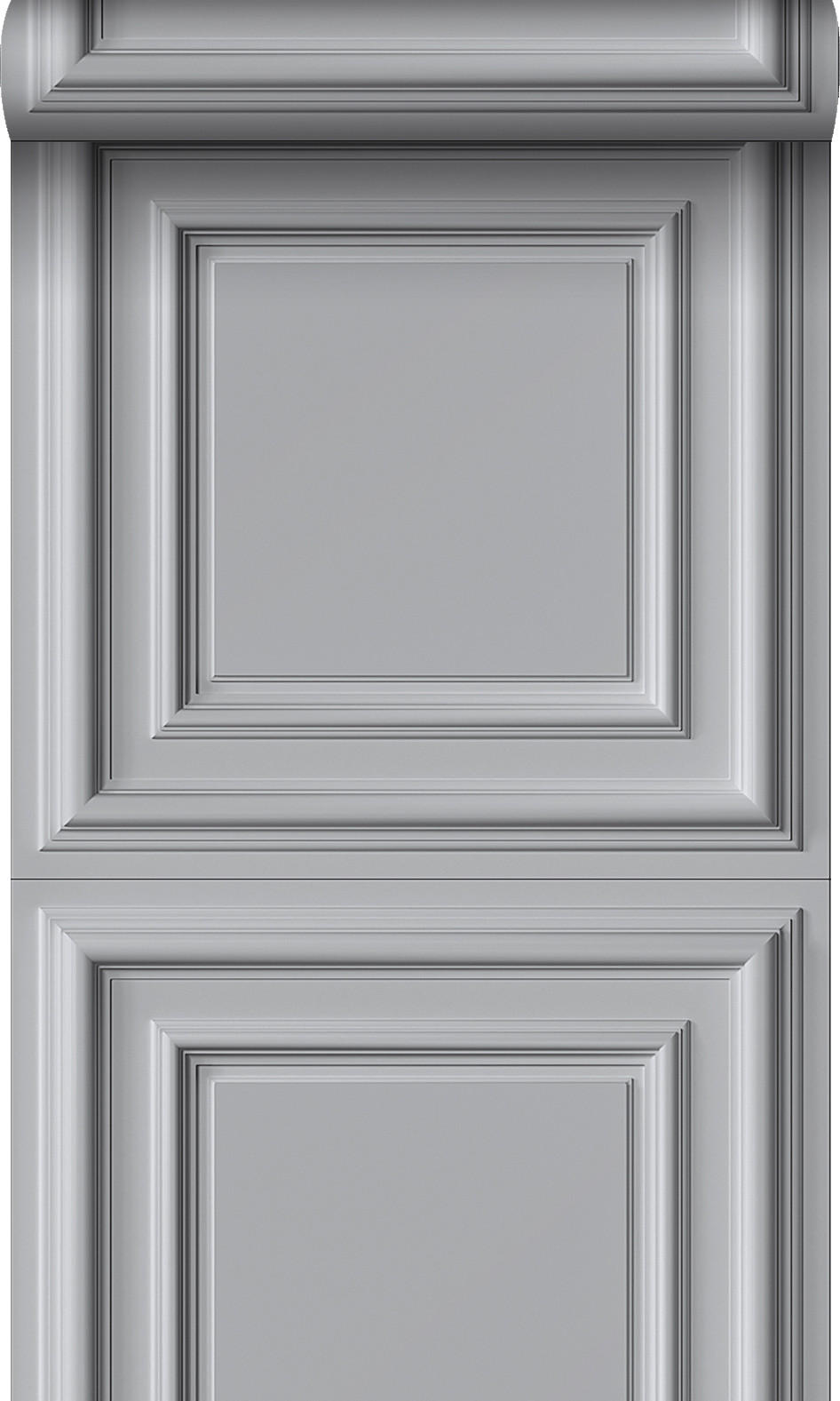 TAPETE Holzwandverkleidung 53 cm x 10.05 m - Grau, Papier (53/1000cm) - Origin Wallcoverings