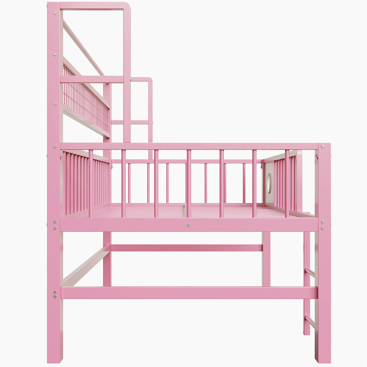 HOCHBETT Metall 90/200 cm Rosa - Pink, Metall - Raumix