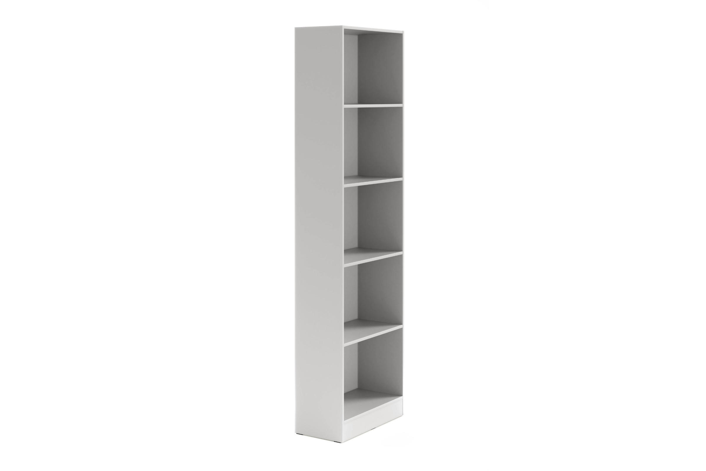 Deine Möbel 24 Regal Grau 59x210x30 cm