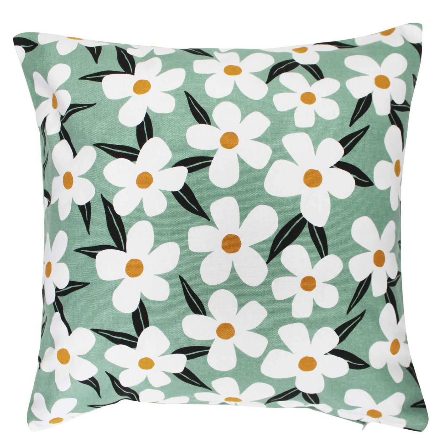 KISSENHÜLLE Darcy 40/40 cm - Grün, Naturmaterialen (40/40cm) - Douceur d´intérieur