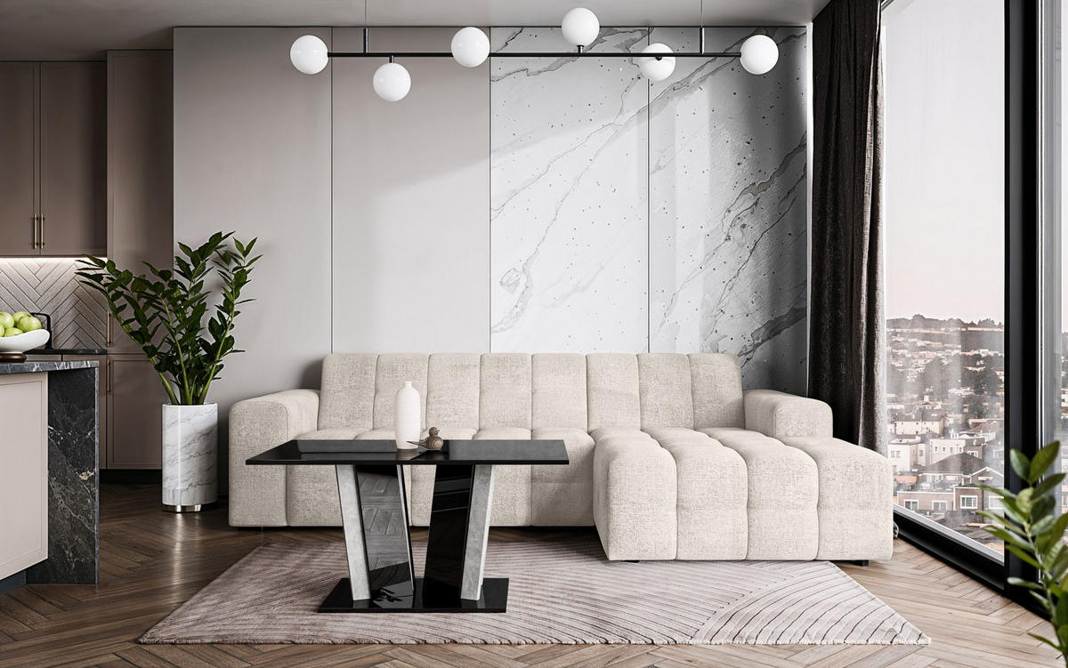 COUCHTISCH 100 cm in Schwarz glänzend - Schwarz Hochglanz, Holzwerkstoff (60/100/55cm) - Home Collective
