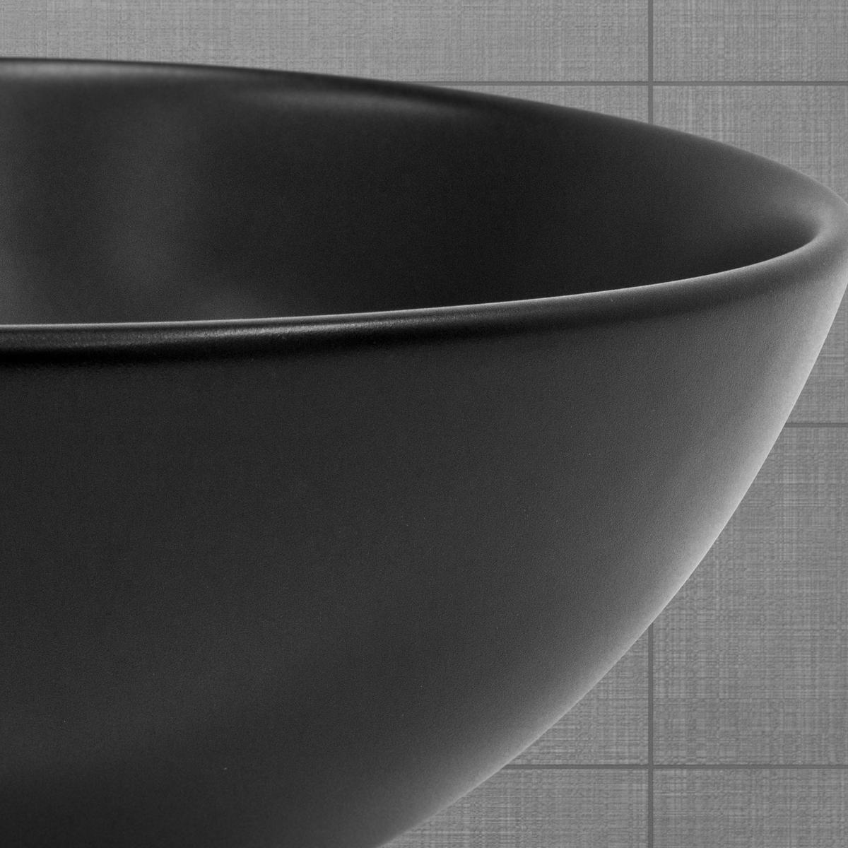 WASCHBECKEN - Schwarz, Keramik (28/15/28cm) - ML-DESIGN