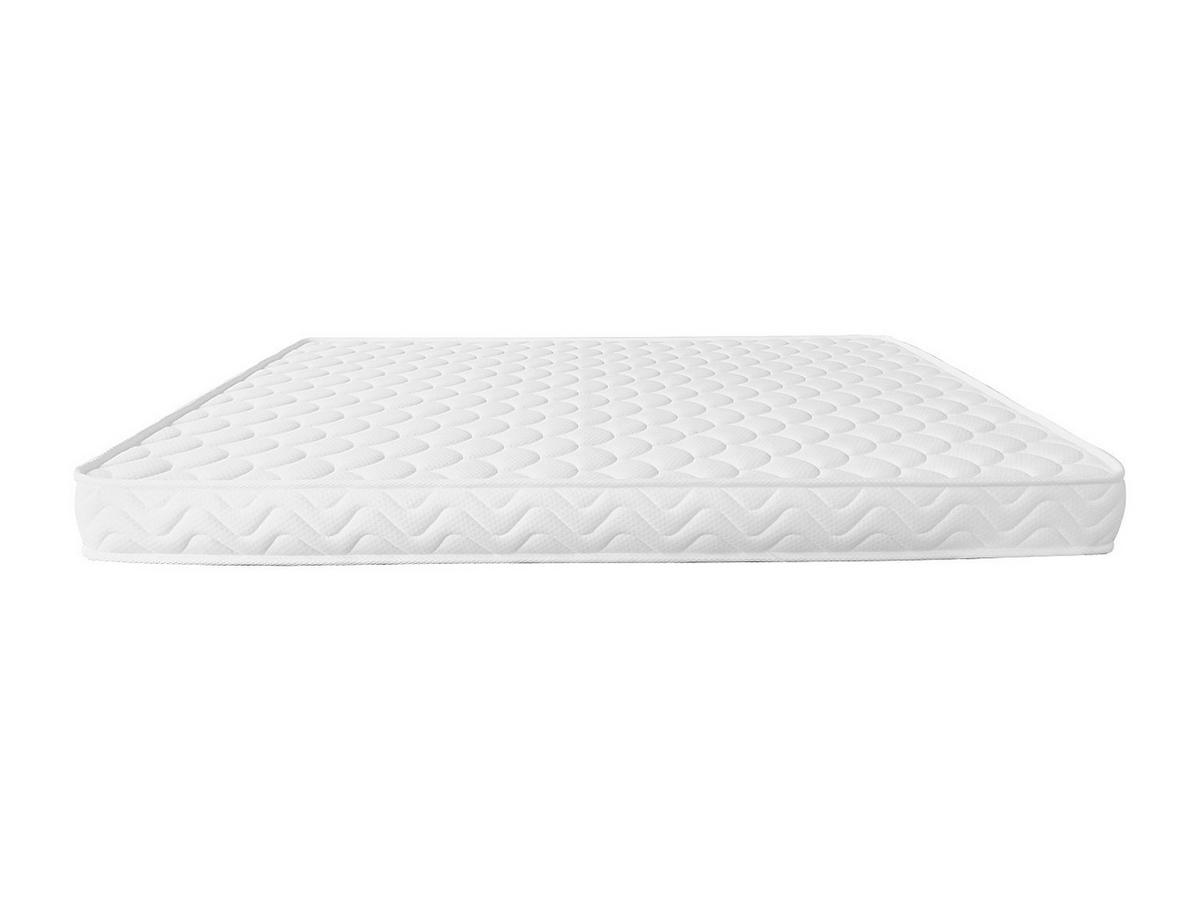 STANDARDMATRATZE - 2 Personen - stoff - weiß Pelops - Weiß, Textil (140/190cm) - Vente-Unique
