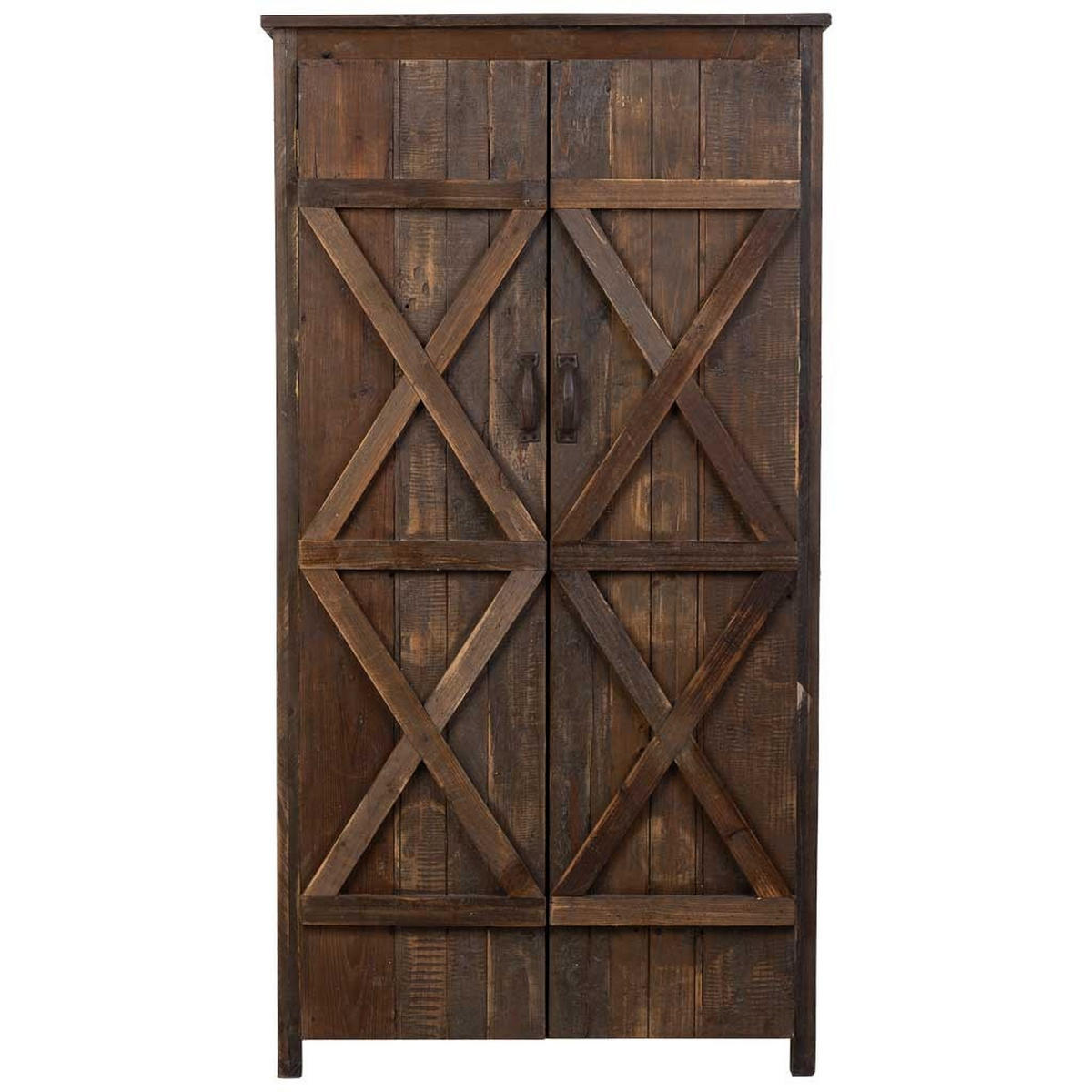 KLEIDERSCHRANK 78x40x148 cm Braun - Braun, Holz (78/148/40cm) - Wanderlust