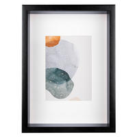 HOLZRAHMEN Shape 21x29,7 cm, Schwarz - Schwarz, Holzwerkstoff (6/23/32cm) - EMIX24