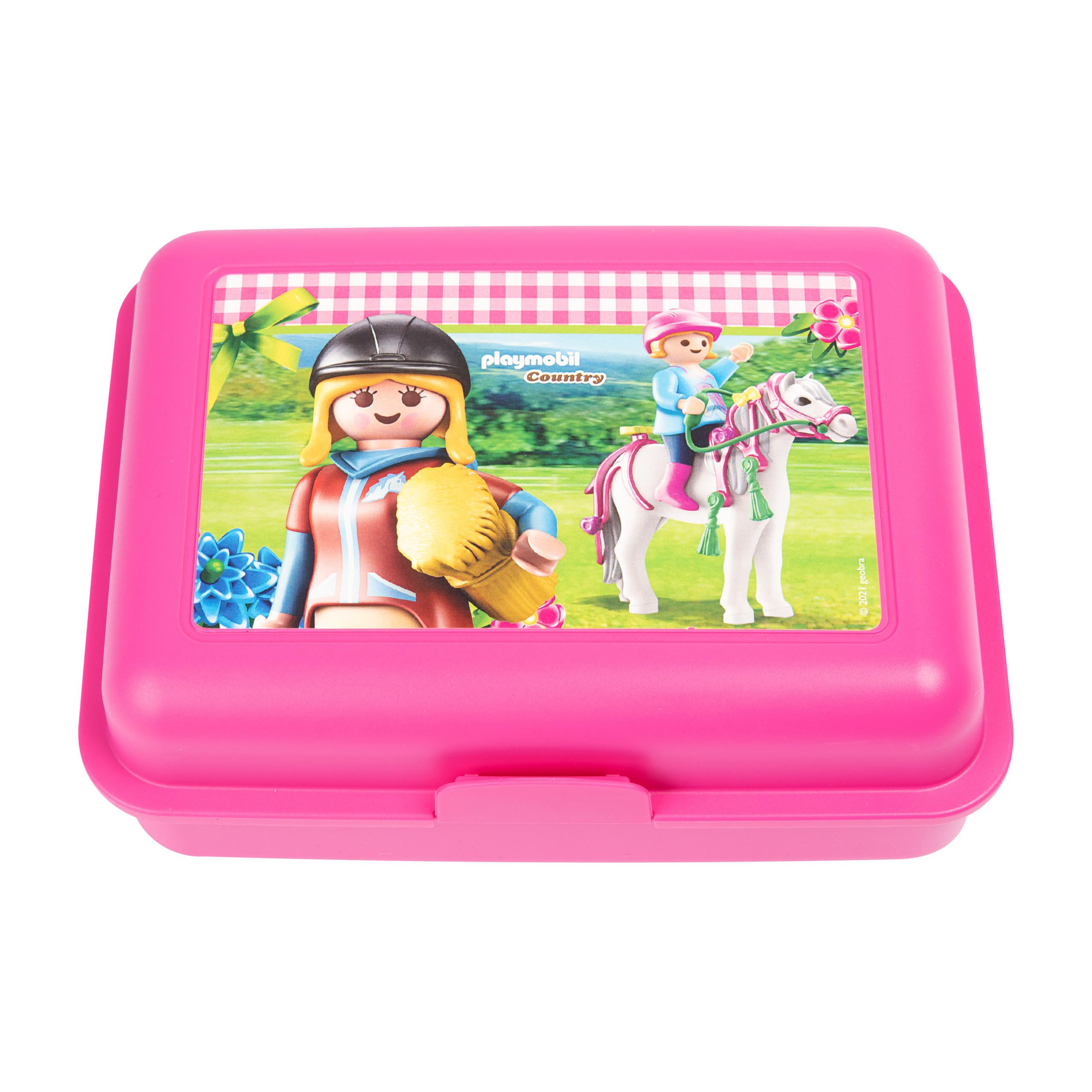 Playmobil Brotdose Pink 17.5x6.9x12.8 cm