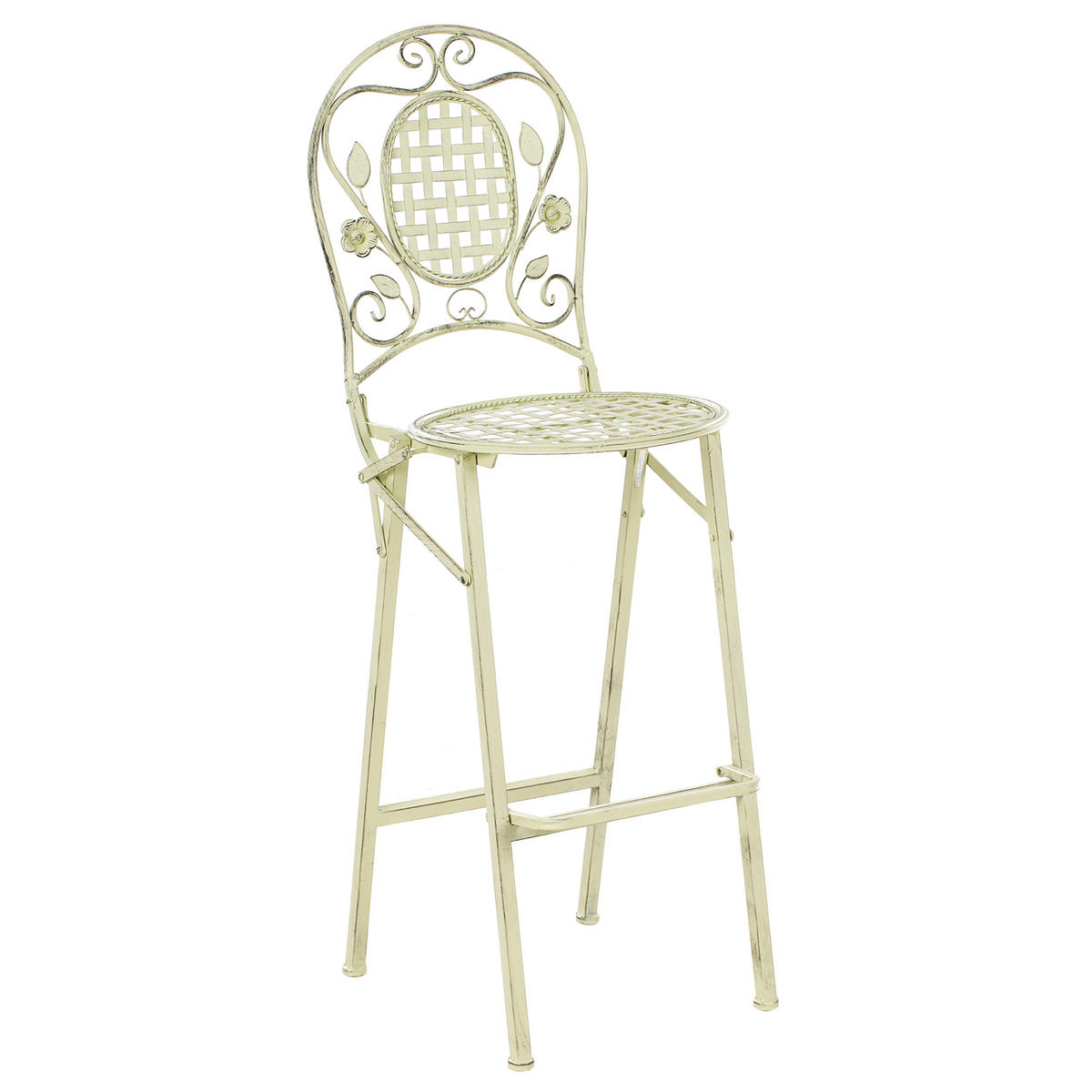 GARTENBAR-SET Grün Bivio - Grün, Metall - Beliani