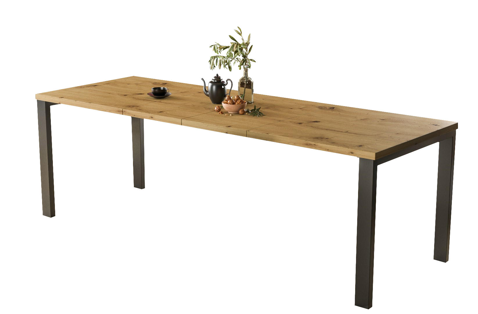 ESSTISCH Garant ausziehbar - Eiche Artisan, Holzwerkstoff (80/80/76cm) - Endo-Moebel