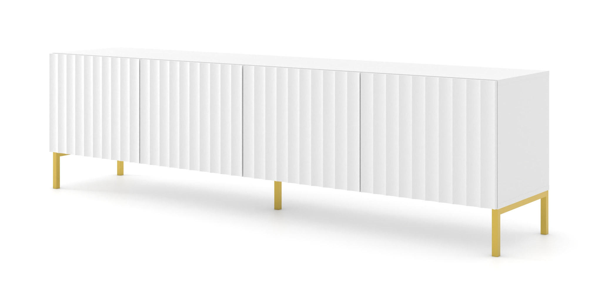 Raumhirsch Furniture TV Weiß 200x56x42 cm