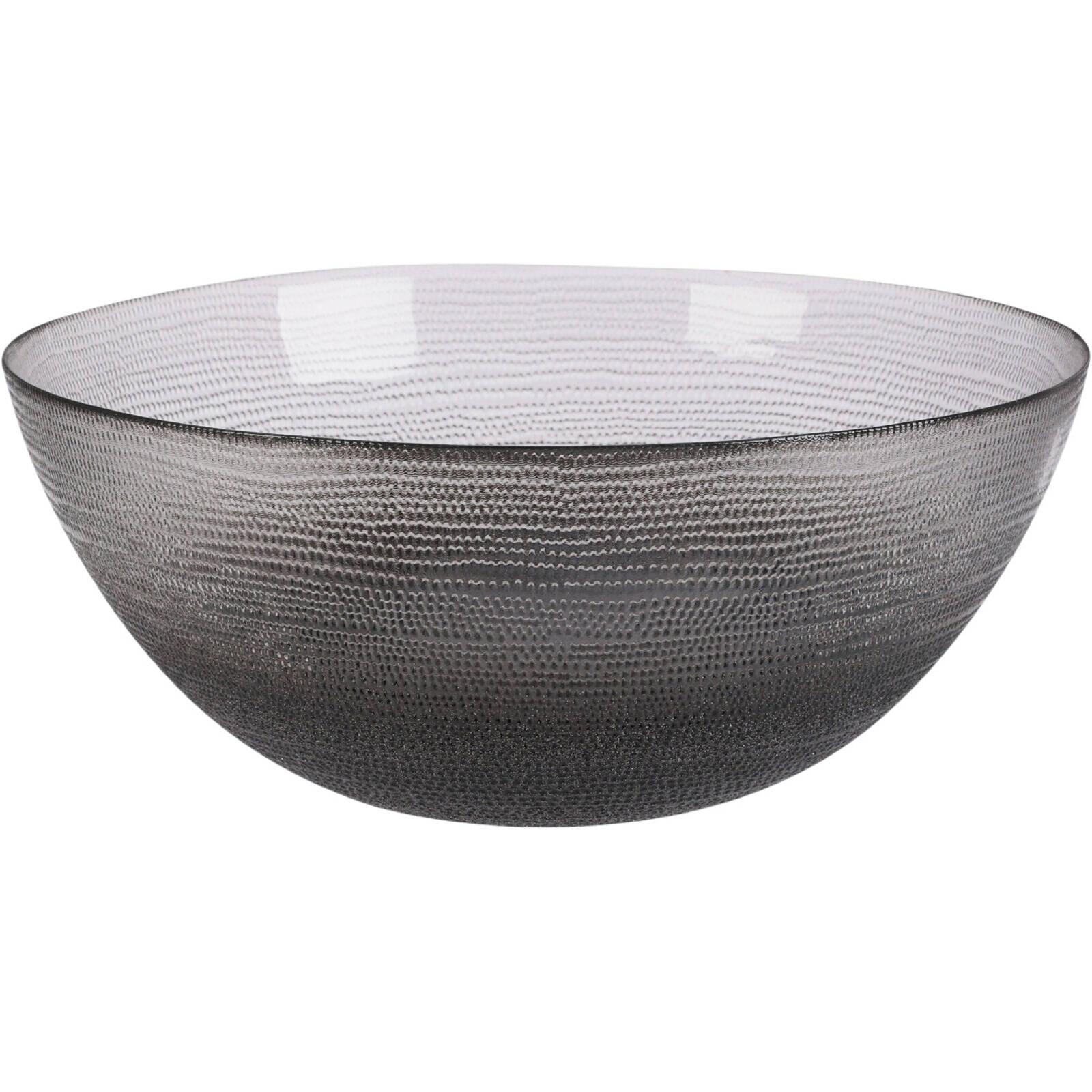 GLASSCHALE Lakris Ø 28 cm - Anthrazit, Glas (28cm) - Home Styling Collection