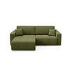 ECKSOFA Augusto - Grün, Holzwerkstoff/Textil (244/149cm) - Fun Möbel