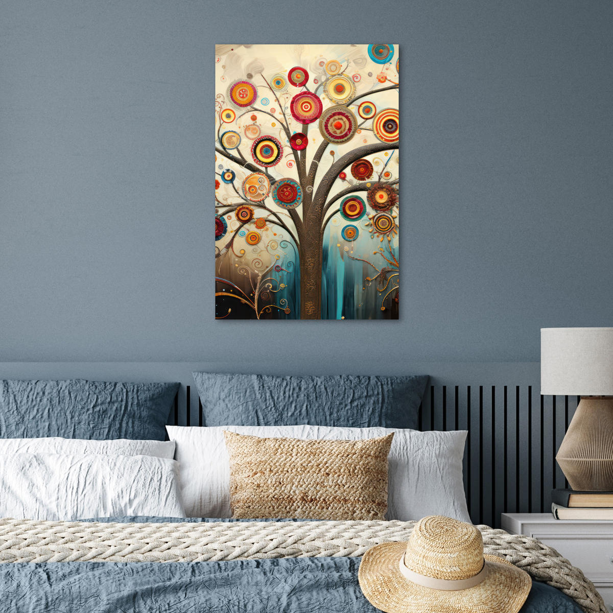 POSTER Baum - Baum des Lebens - Farbe 40x60 cm - Braun, Papier (40/60/0.1cm) - MuchoWow